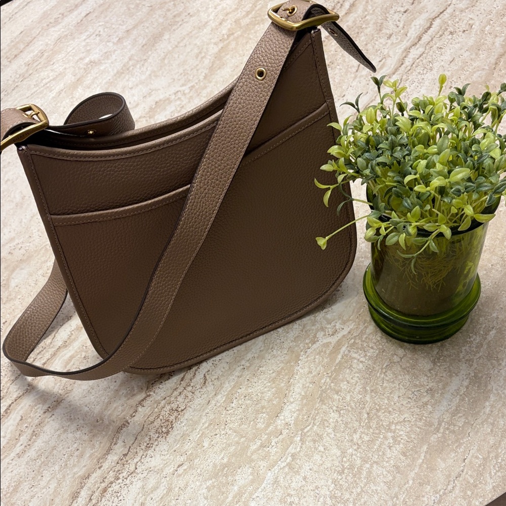 Coach Emery Leather Crossbody Bag in Mocha Pebbled Leather - Picture 3 of 16